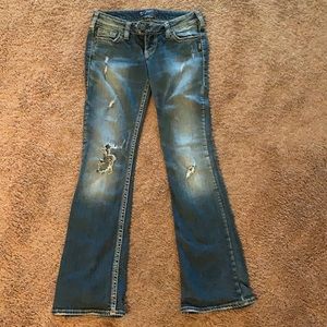 Silver jeans from Buckle (Tuesday) 26x31